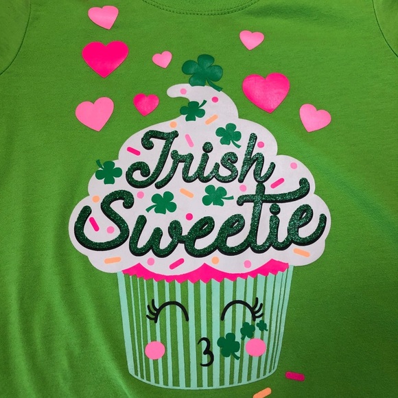 Irish Sweetie Girl’s Cupcake Tee - Picture 2 of 6